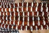 AGBS188 15 inches 8mm round tibetan dzi agate beads wholesale