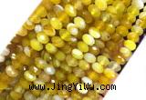 AGBS25 15 inches 5*8mm faceted rondelle banded agate beads wholesale