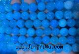 AGBS351 15 inches 10mm round blue dragon veins agate beads wholesale