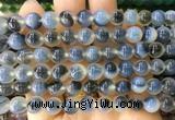 AGBS428 15 inches 8mm faceted round sugar heart agate beads wholesale