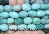 AMBS16 15 inches 12*16mm - 13*18mm faceted nuggets amazonite beads