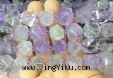 ANBS01 15 inches 10*14mm - 12*15mm faceted nuggets ametrine beads