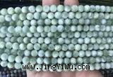 ASBS09 15 inches 6mm round green angelite gemstone beads wholesale