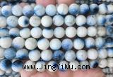 BIBS10 15 inches 10mm round blue ice glacierite stone beads wholesale