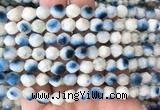 BIBS15 15 inches 8mm faceted nuggets blue ice glacierite stone beads wholesale