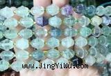 BLBS09 15 inches 10*11mm bell fluorite beads wholesale