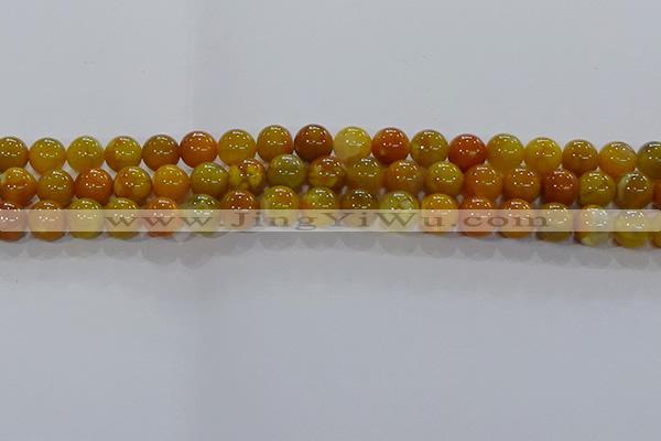 CAA1043 15.5 inches 10mm round dragon veins agate beads wholesale
