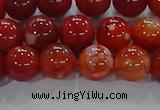 CAA1048 15.5 inches 10mm round dragon veins agate beads wholesale