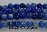 CAA1060 15.5 inches 4mm round dragon veins agate beads wholesale