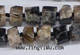 CAA1113 15.5 inches 8*12mm - 15*20mm nuggets sakura agate beads