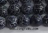 CAA1212 15.5 inches 10mm round frosted agate beads wholesale