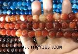 CAA1569 15.5 inches 10mm round banded agate beads wholesale