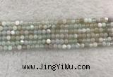 CAA1840 15.5 inches 4mm round banded agate gemstone beads