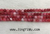 CAA1892 15.5 inches 8mm round banded agate gemstone beads