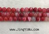 CAA1895 15.5 inches 14mm round banded agate gemstone beads