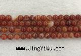CAA1903 15.5 inches 10mm round banded agate gemstone beads