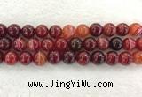 CAA1926 15.5 inches 16mm round banded agate gemstone beads