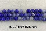 CAA1945 15.5 inches 14mm round banded agate gemstone beads
