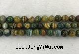 CAA1965 15.5 inches 14mm round banded agate gemstone beads