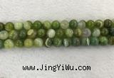 CAA1974 15.5 inches 12mm round banded agate gemstone beads