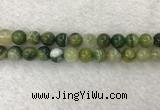 CAA1984 15.5 inches 12mm round banded agate gemstone beads