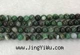 CAA1993 15.5 inches 10mm round banded agate gemstone beads