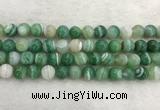 CAA2004 15.5 inches 12mm round banded agate gemstone beads