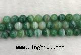 CAA2005 15.5 inches 14mm round banded agate gemstone beads