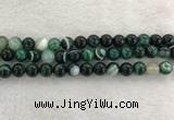 CAA2013 15.5 inches 10mm round banded agate gemstone beads
