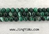 CAA2015 15.5 inches 14mm round banded agate gemstone beads