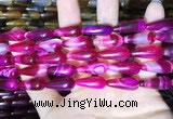 CAA2053 15.5 inches 8*20mm teardrop agate beads wholesale