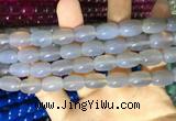 CAA2111 15.5 inches 10*14mm drum agate beads wholesale
