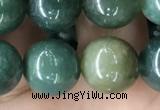 CAA2361 15.5 inches 14mm round moss agate beads wholesale