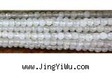 CAA3290 15 inches 6mm faceted round agate beads wholesale