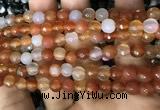 CAA3310 15 inches 6mm faceted round agate beads wholesale