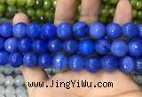 CAA3409 15 inches 12mm faceted round agate beads wholesale