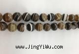 CAA3802 15.5 inches 12mm round line agate beads wholesale