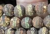 CAA3842 15 inches 6mm round tibetan agate beads wholesale