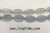 CAA4075 15.5 inches 30*50mm oval blue agate gemstone beads