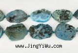 CAA4088 15.5 inches 33*40mm - 38*45mm freeform ocean agate beads