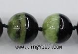 CAA410 15.5 inches 24mm round agate druzy geode gemstone beads