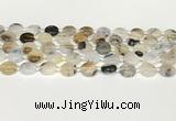 CAA4383 15.5 inches 12mm flat round Montana agate beads