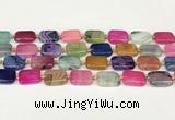 CAA4503 15.5 inches 12*16mm rectangle dragon veins agate beads