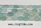 CAA4801 15.5 inches 12*16mm rectangle banded agate beads wholesale