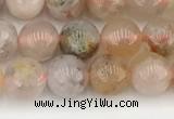 CAA5280 15.5 inches 6mm round sakura agate gemstone beads