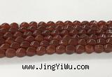 CAA5364 15.5 inches 8*12mm twisted rice agate gemstone beads