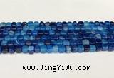 CAA5382 15.5 inches 6*7mm - 8*8mm nuggets agate gemstone beads