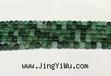 CAA5386 15.5 inches 6*7mm - 8*8mm nuggets agate gemstone beads