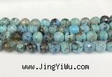 CAA5422 15.5 inches 14mm faceted round agate gemstone beads