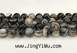 CAA5427 15.5 inches 14mm round agate gemstone beads
